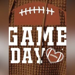 Women's Game Day Football Long Sleeve Hooded Pullover Fall/Winter And He…